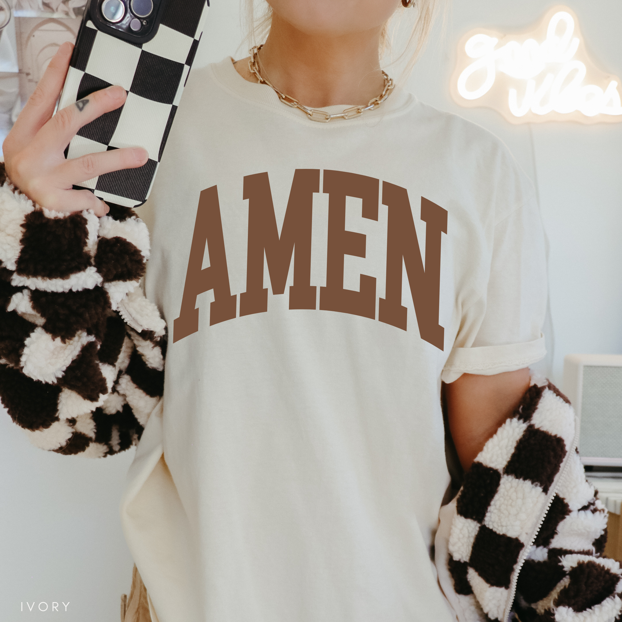 Amen Christian Cute Graphic T-Shirt Hoodie, Sweatshirt | PodTeesHub.com