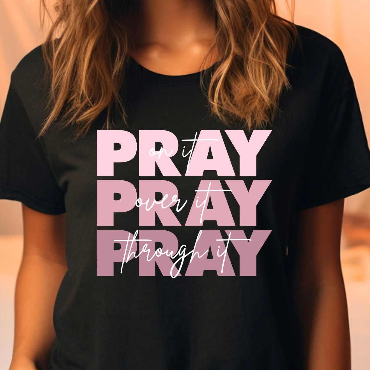 Pray On It Tee Hoodie, Sweatshirt | PodTeesHub.com