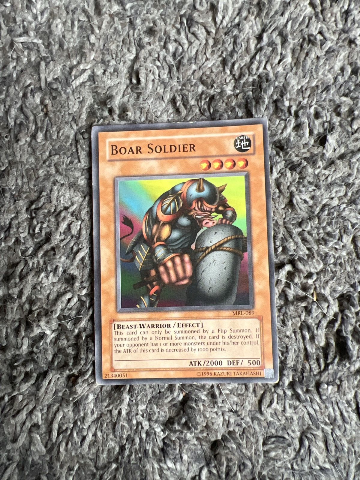 Vintage 1996 Konami Yu Gi Oh Boar Soldier Card T-Shirts, Hoodie, Sweatshirt | PodTeesHub.com