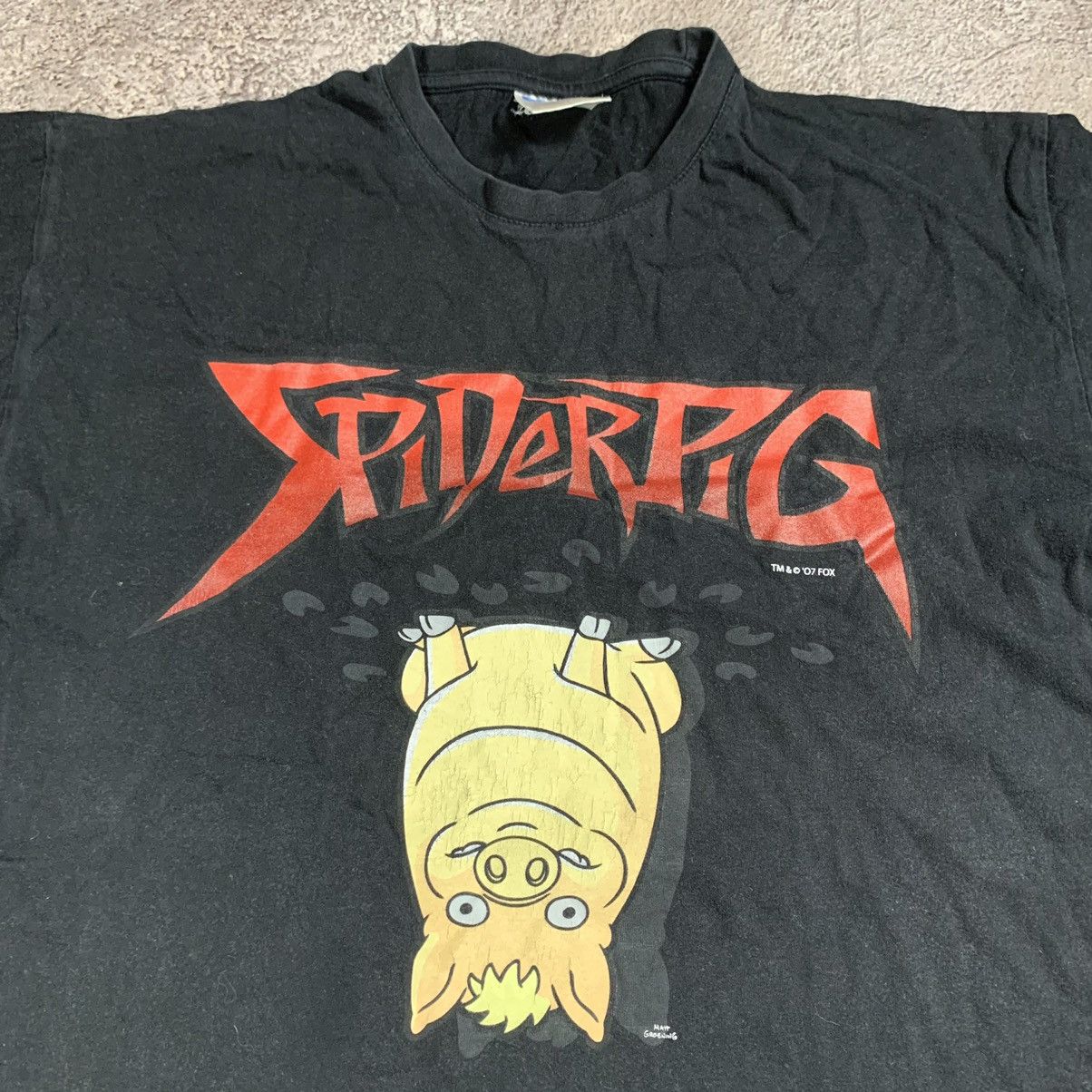 Band Tees Vintage Y2k Adult Spiderpig Matt Groening Funny Tee Hoodie, Sweatshirt | PodTeesHub.com
