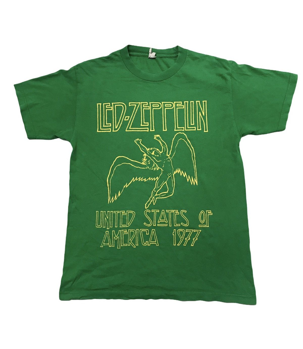 Zeppelin Green Led Zeppelin Tee Size M Hoodie, Sweatshirt | PodTeesHub.com