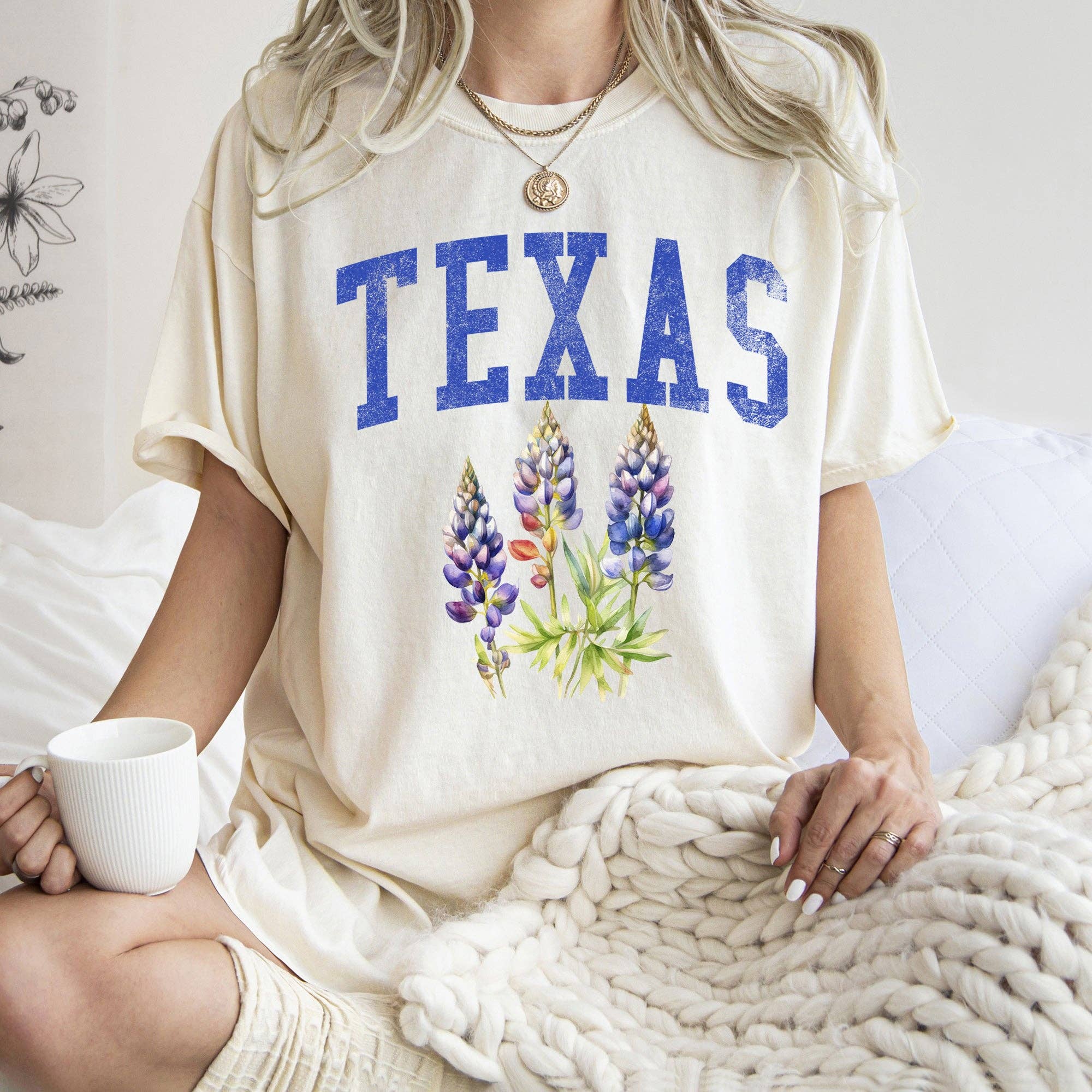 Texas State Flower T-Shirt Hoodie, Sweatshirt | PodTeesHub.com