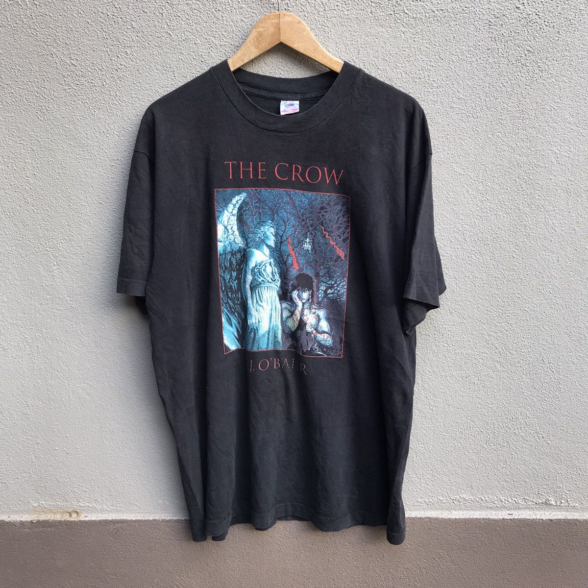 Vintage 90s The Crow Horror Tee Movie Brandon Lee Hoodie, Sweatshirt | PodTeesHub.com