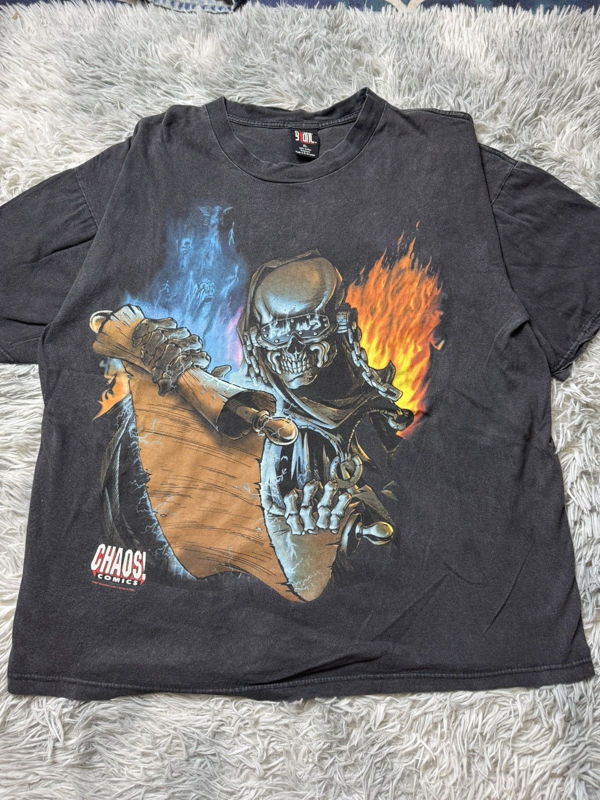 Vintage Megadeth Chaos Comics Cryptic Writings 1997 T-Shirts, Hoodie, Sweatshirt | PodTeesHub.com