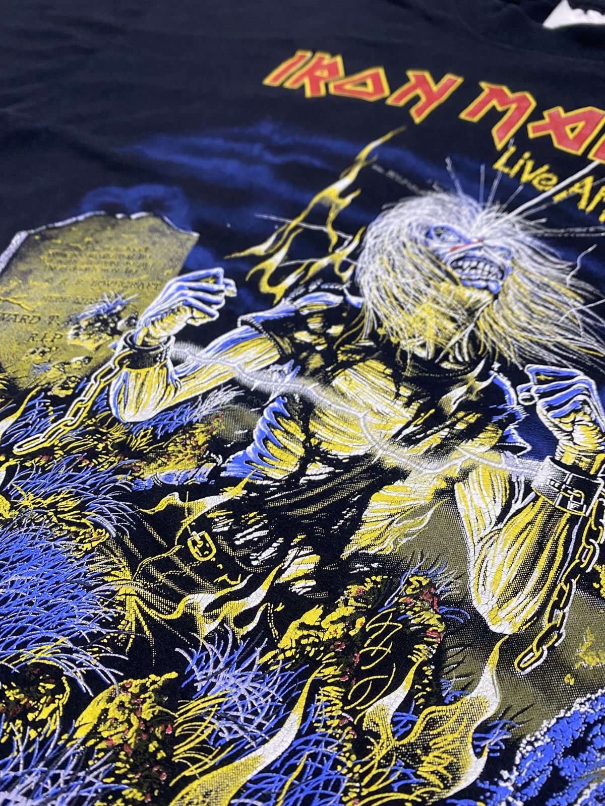 Iron Maiden Rare Vintage Iron Maiden Live After Death Original Album Tee Hoodie, Sweatshirt | PodTeesHub.com