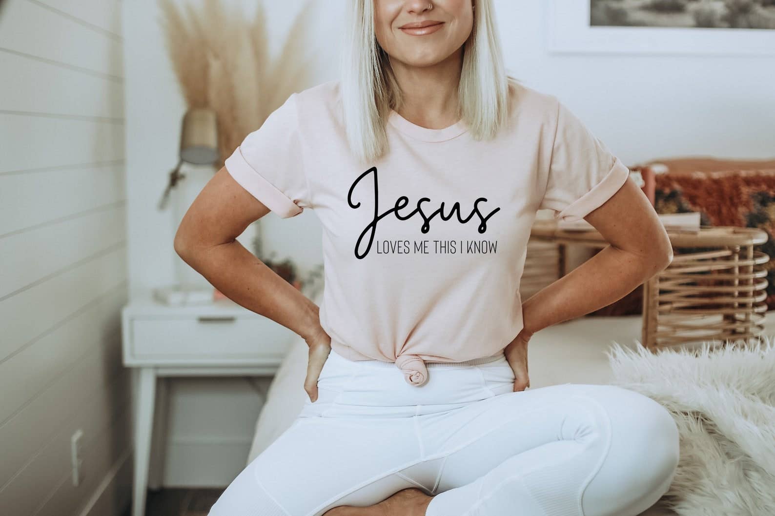 Jesus Loves Me This I Know T-Shirt Hoodie, Sweatshirt | PodTeesHub.com