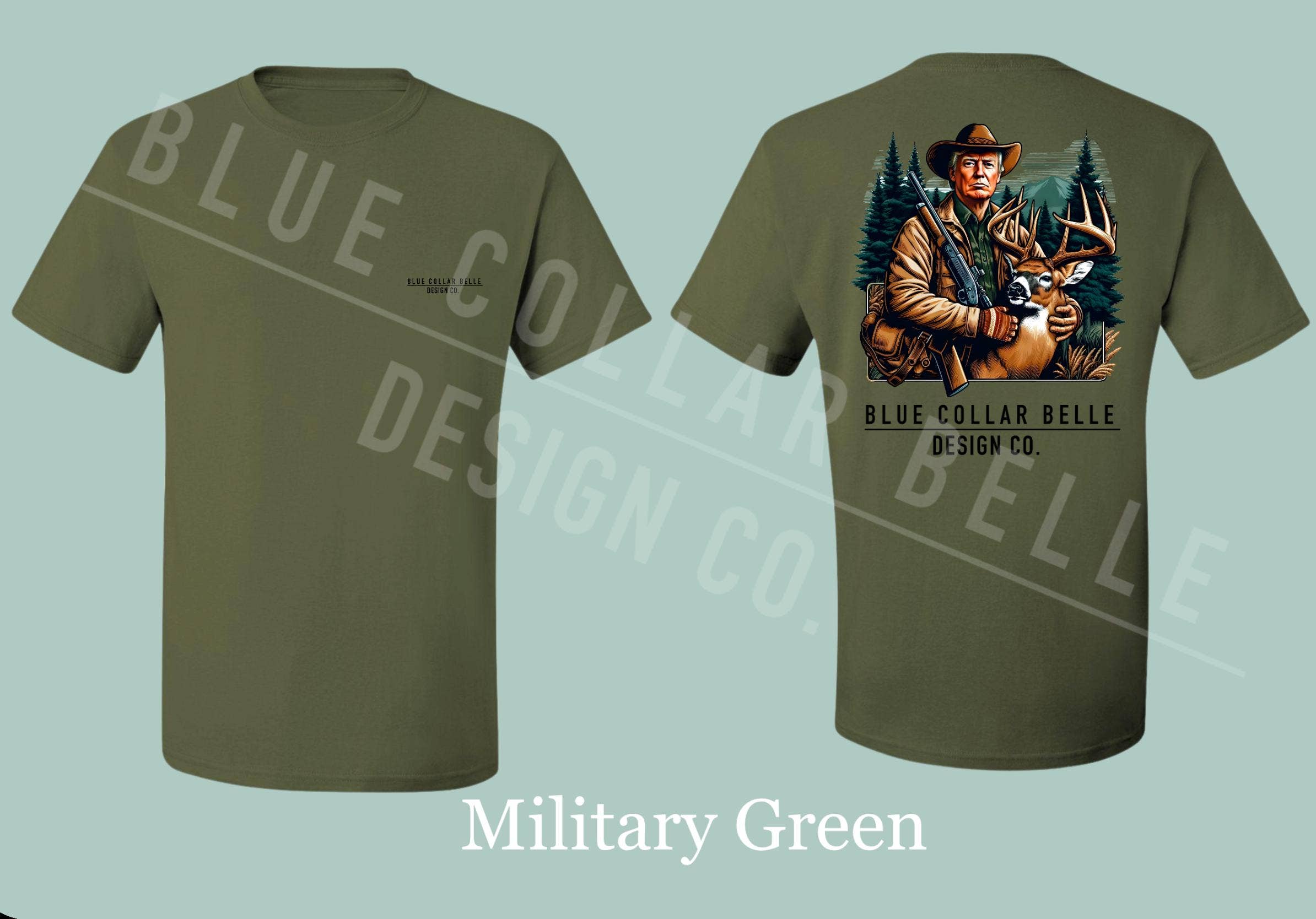 Deer Hunting Trump 2024 T-Shirt  Sizes Small To 5Xl Hoodie, Sweatshirt | PodTeesHub.com