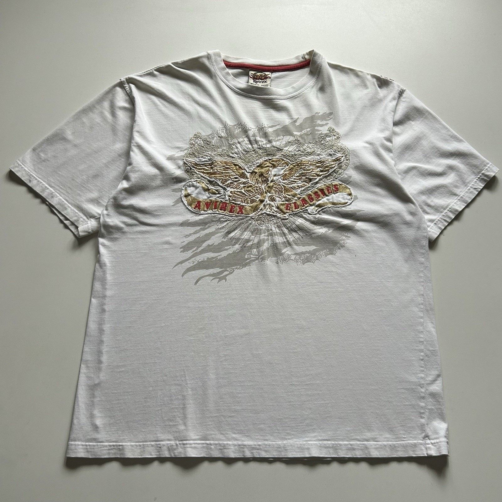 Vintage Avirex Classics T Shirt Large Cotton Y2k Embroidered Hoodie, Sweatshirt | PodTeesHub.com