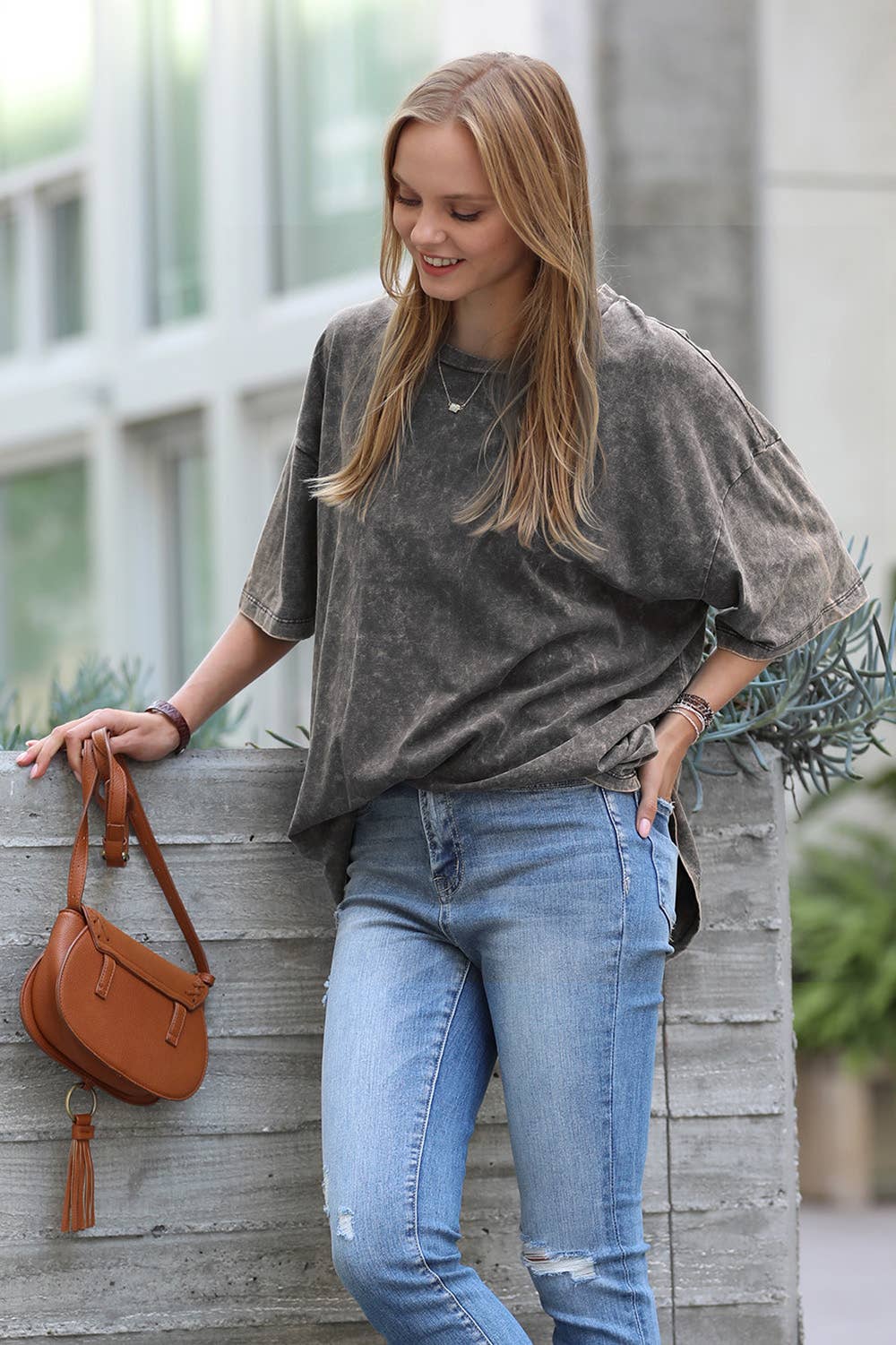.Oversize Washed Cotton Tee Hoodie, Sweatshirt | PodTeesHub.com