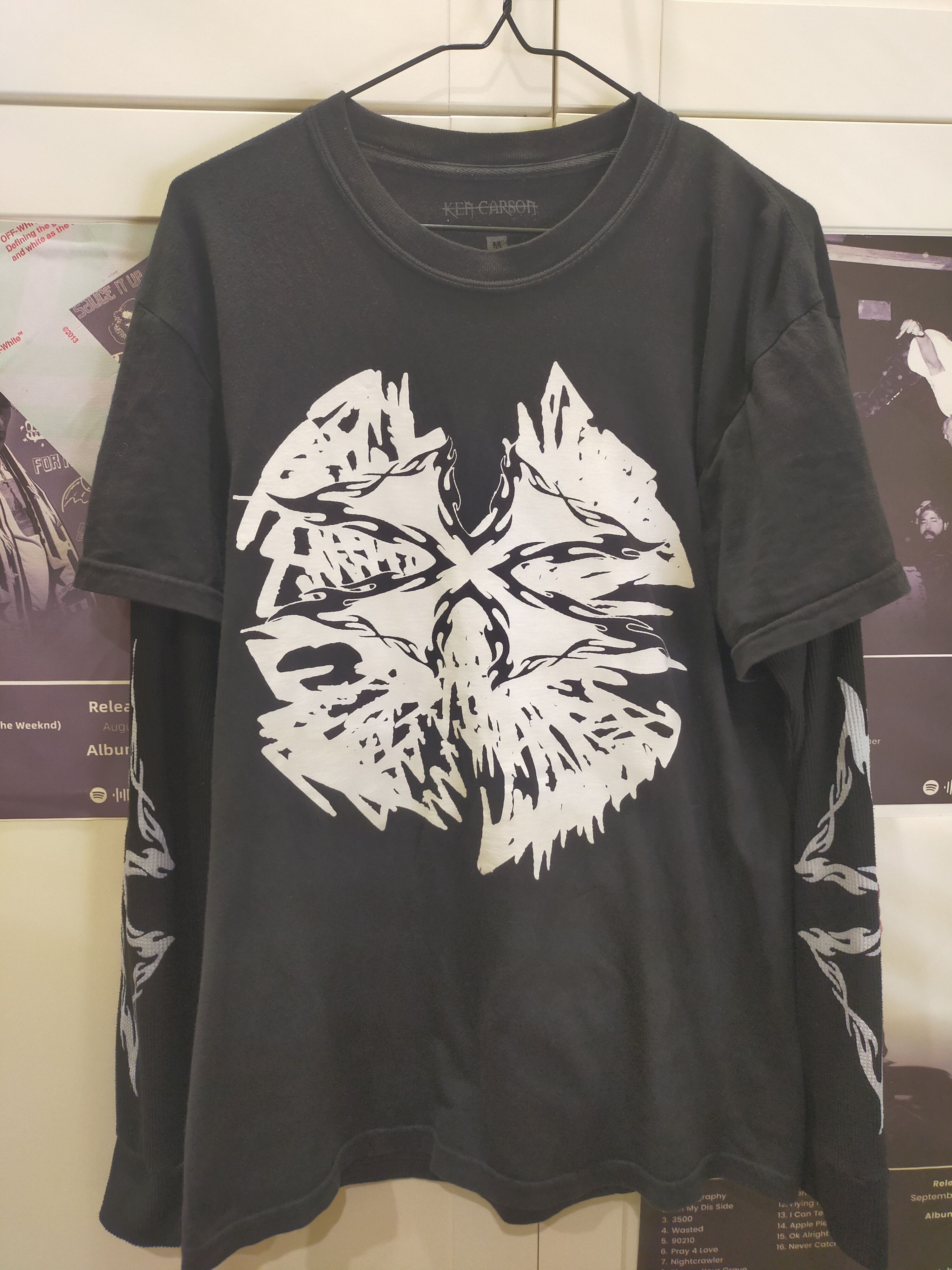 Carson Ken Carson A Great Chaos Agc Thermal Long Sleeve Shirt M Hoodie, Sweatshirt | PodTeesHub.com