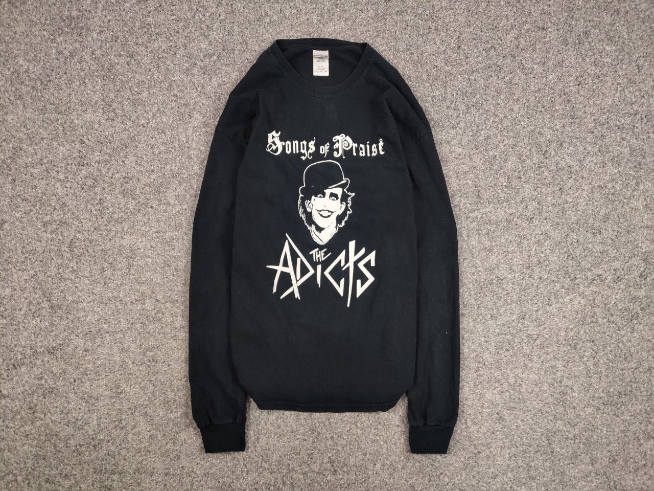 Vintage 90 S Song Of Praise The Adicts Long Sleeve Shirts Hoodie, Sweatshirt | PodTeesHub.com