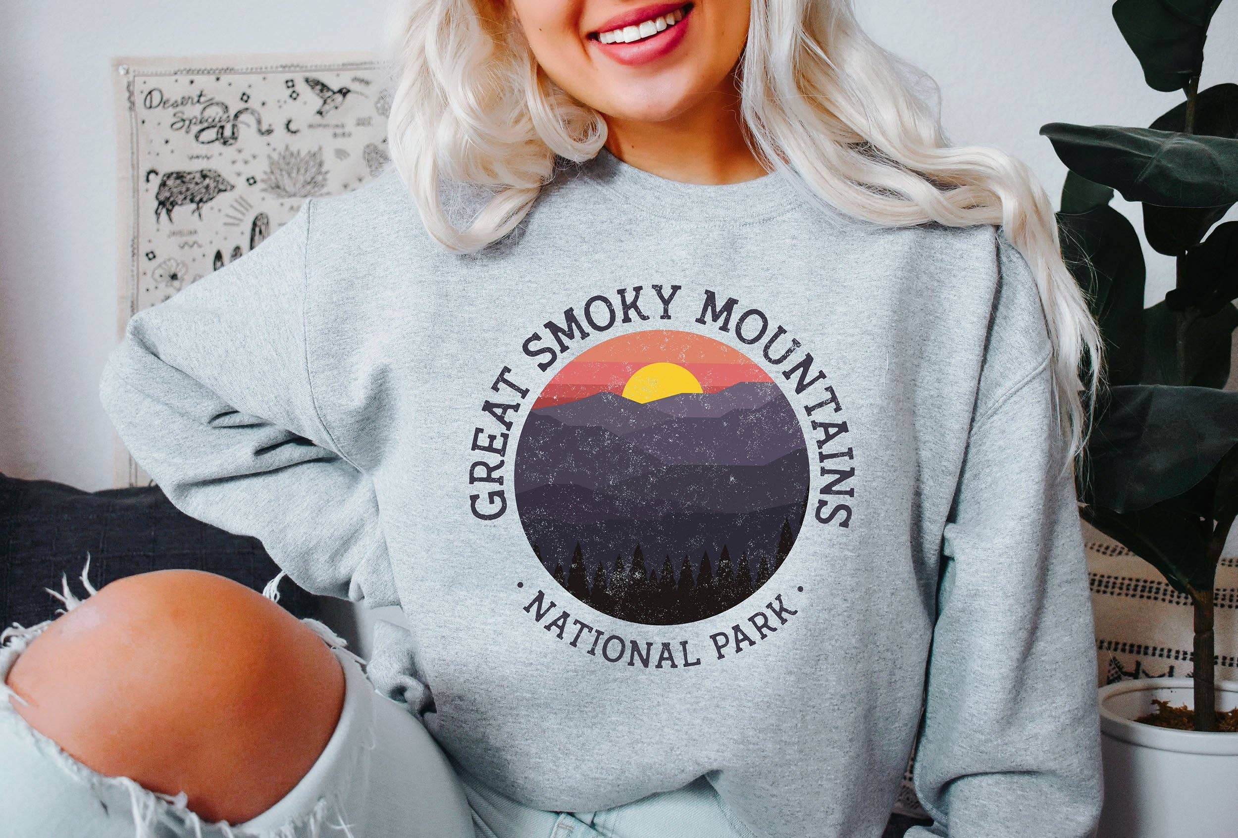 Great Smoky Mountains National Park Sweatshirt T-Shirts, Hoodie | PodTeesHub.com