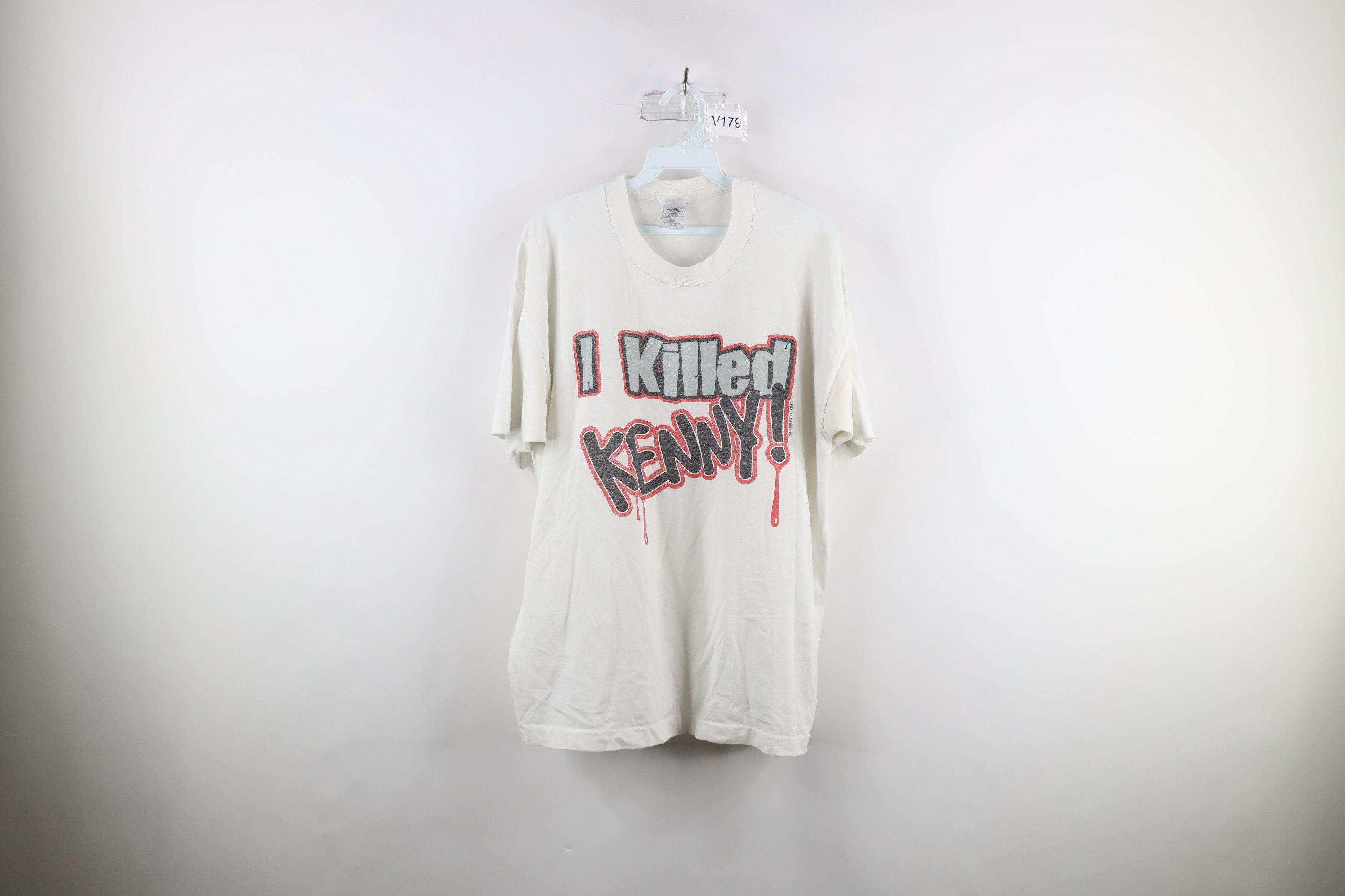 Vintage 90s South Park I Killed Kenny T Shirt White Usa Hoodie, Sweatshirt | PodTeesHub.com