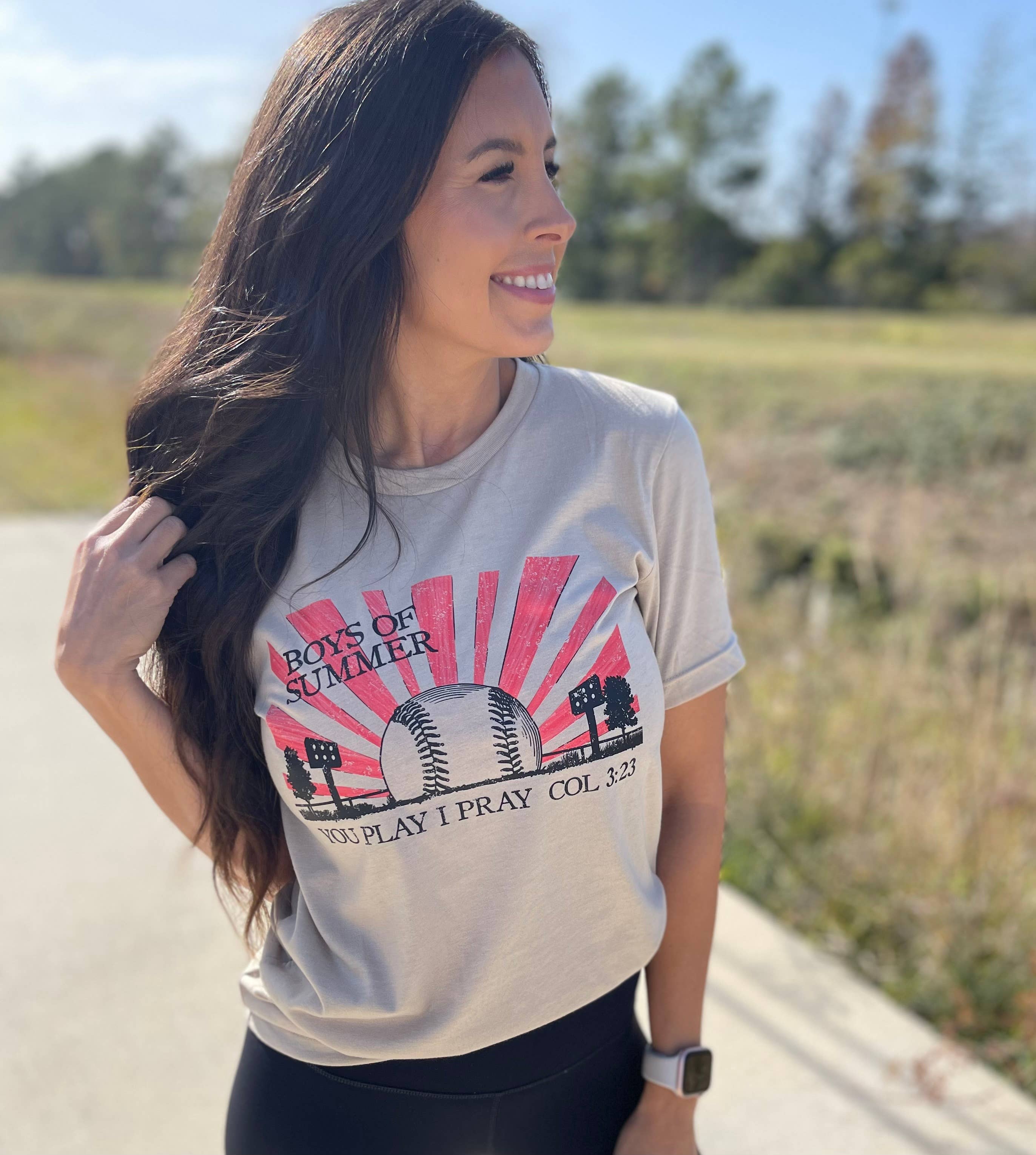 Boys of Summer Tee | Baseball Sport Mom | Gameday Hoodie, Sweatshirt | PodTeesHub.com