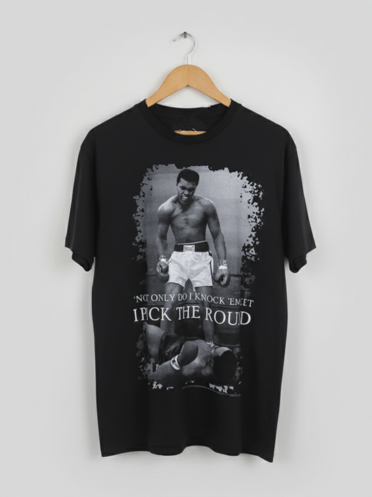 Vintage Muhammad Ali Enterprises Sonny Liston Knockout Graphic Tee Hoodie, Sweatshirt | PodTeesHub.com