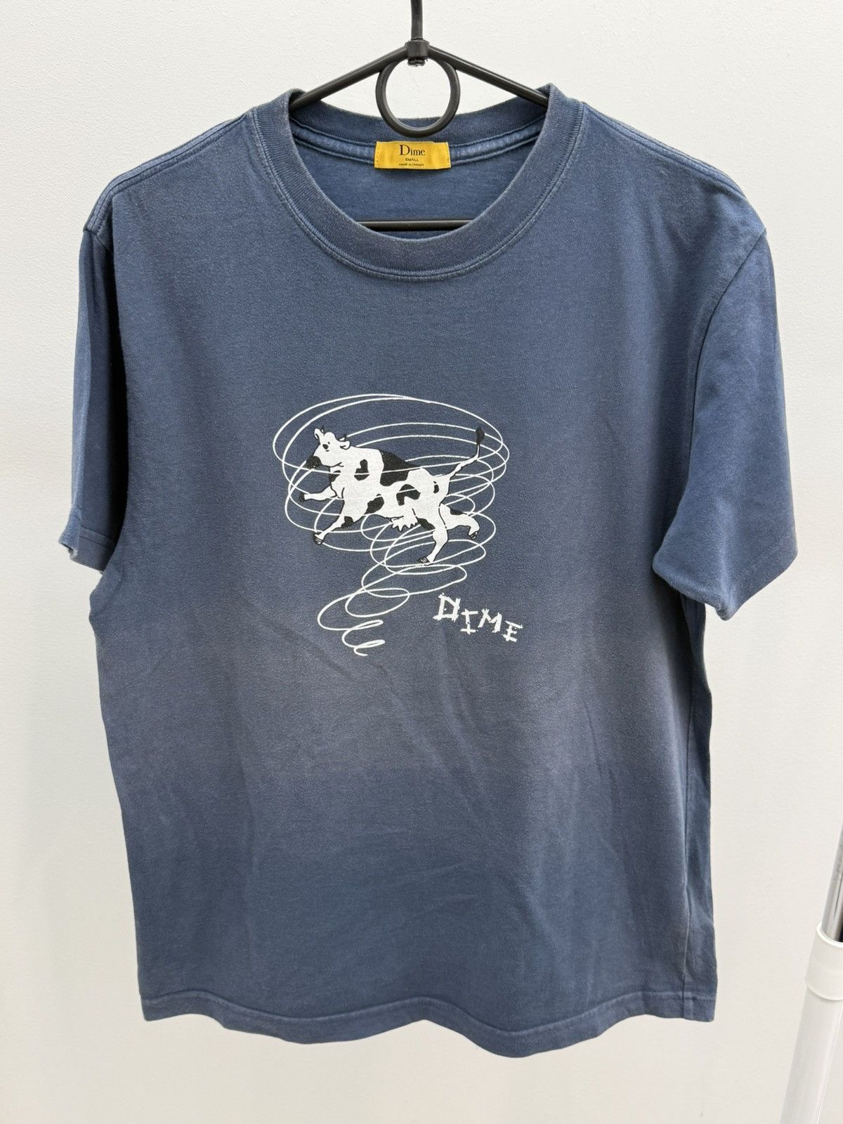 Dime Dimw Cow Tornado Faded T Shirt Tee Hoodie, Sweatshirt | PodTeesHub.com