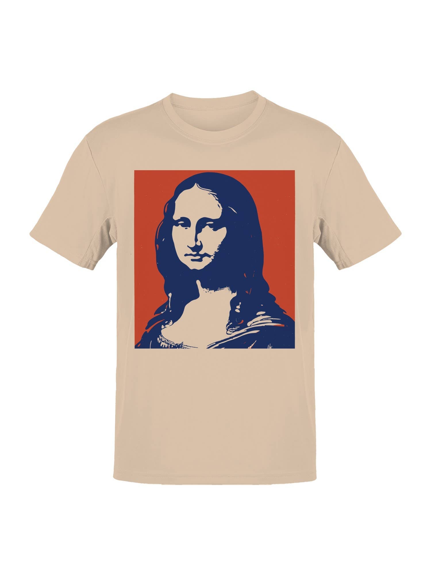 Pop Art Mona Lisa Silhouette Men's T-Shirt Hoodie, Sweatshirt | PodTeesHub.com