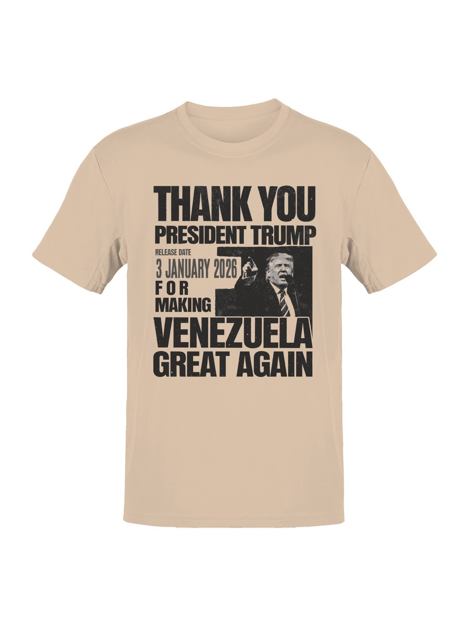 Thank You Trump Venezuela 2026 Men's T-Shirt Hoodie, Sweatshirt | PodTeesHub.com