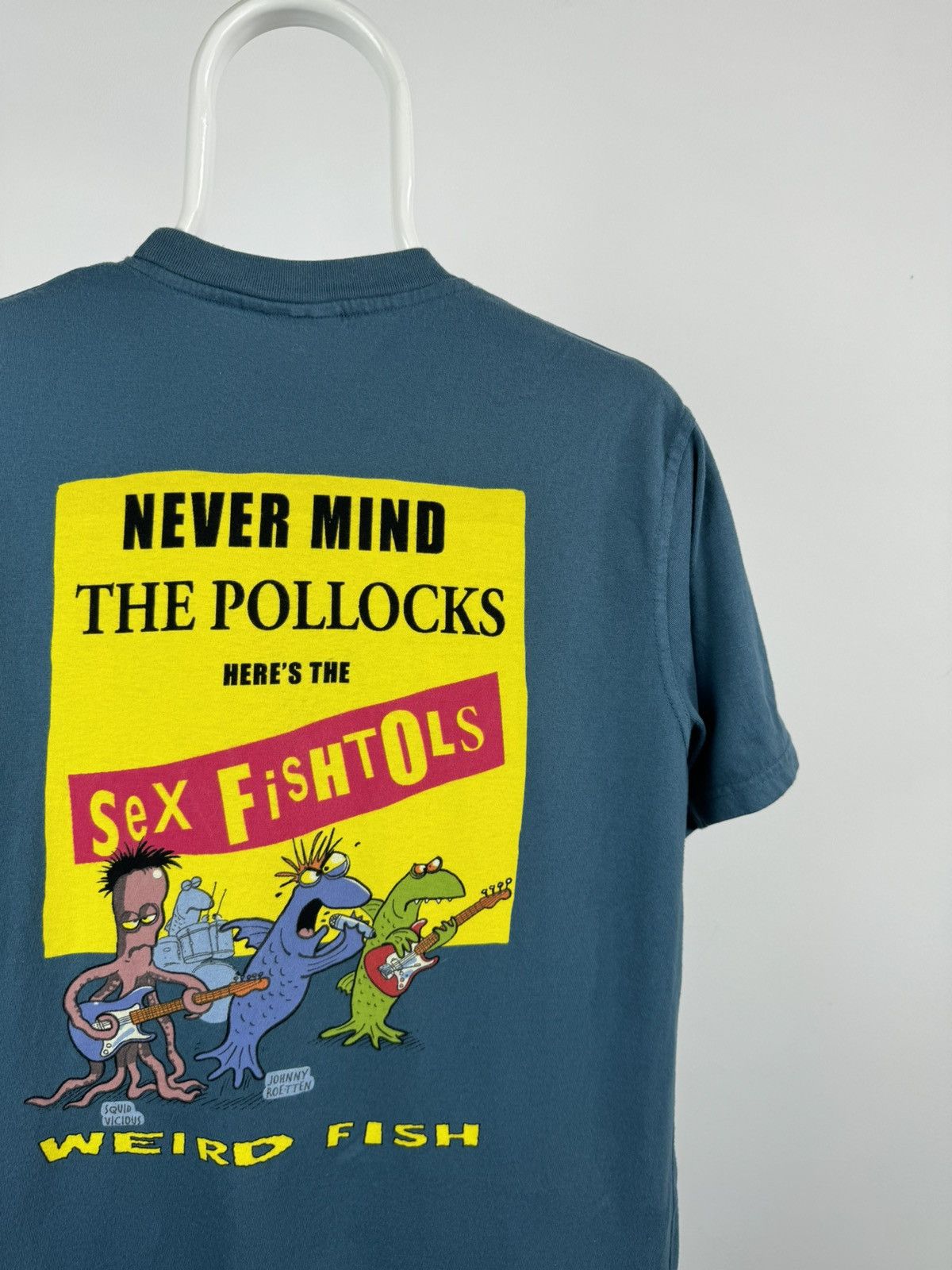 Vintage Sex Fishtols Never Mind Funny Big Logo Tee Hoodie, Sweatshirt | PodTeesHub.com