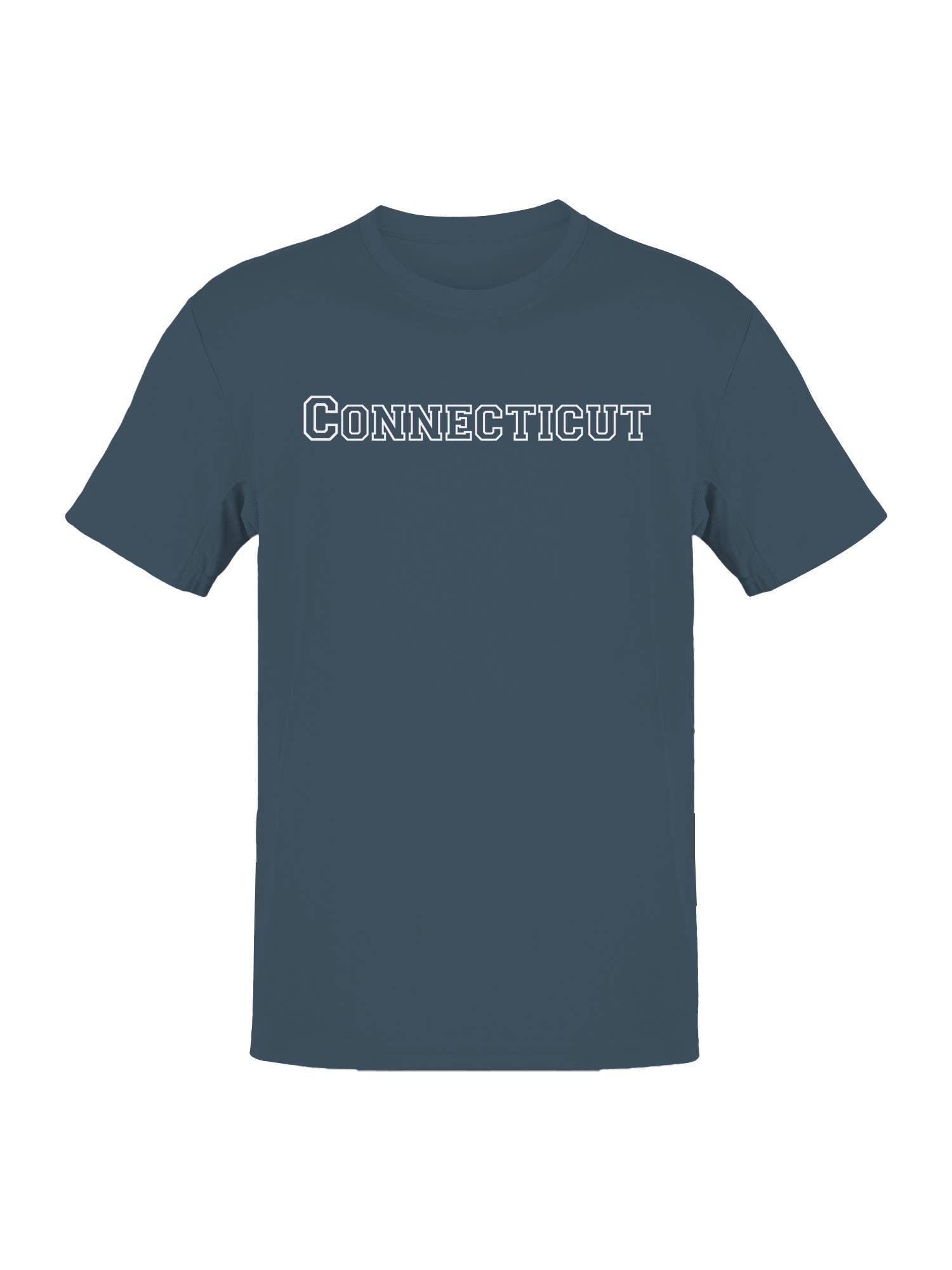 Connecticut Vintage Style Print Men's T-Shirt Hoodie, Sweatshirt | PodTeesHub.com