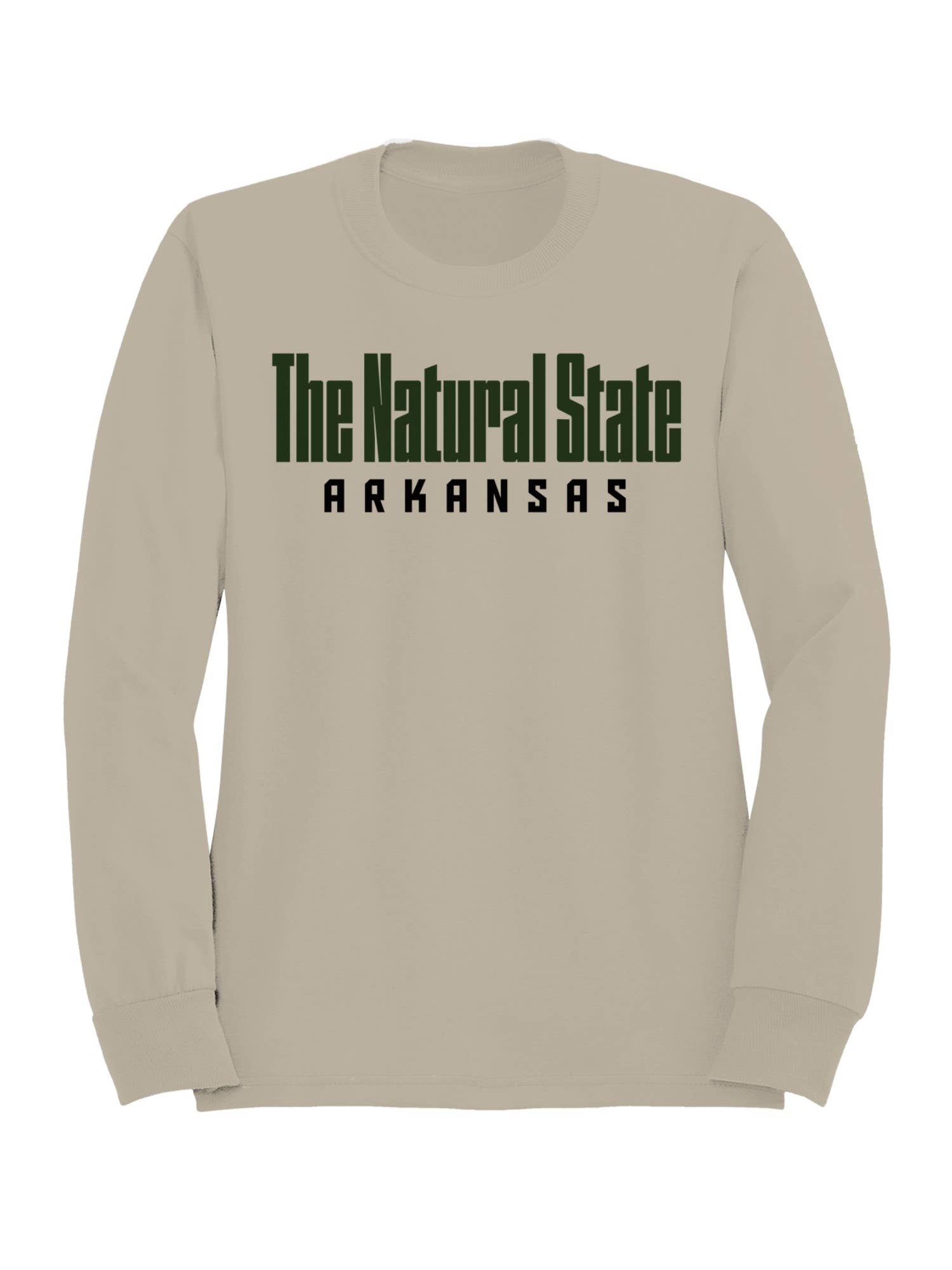 Arkansas the Natural State Design Men's Sweatshirt T-Shirts, Hoodie | PodTeesHub.com