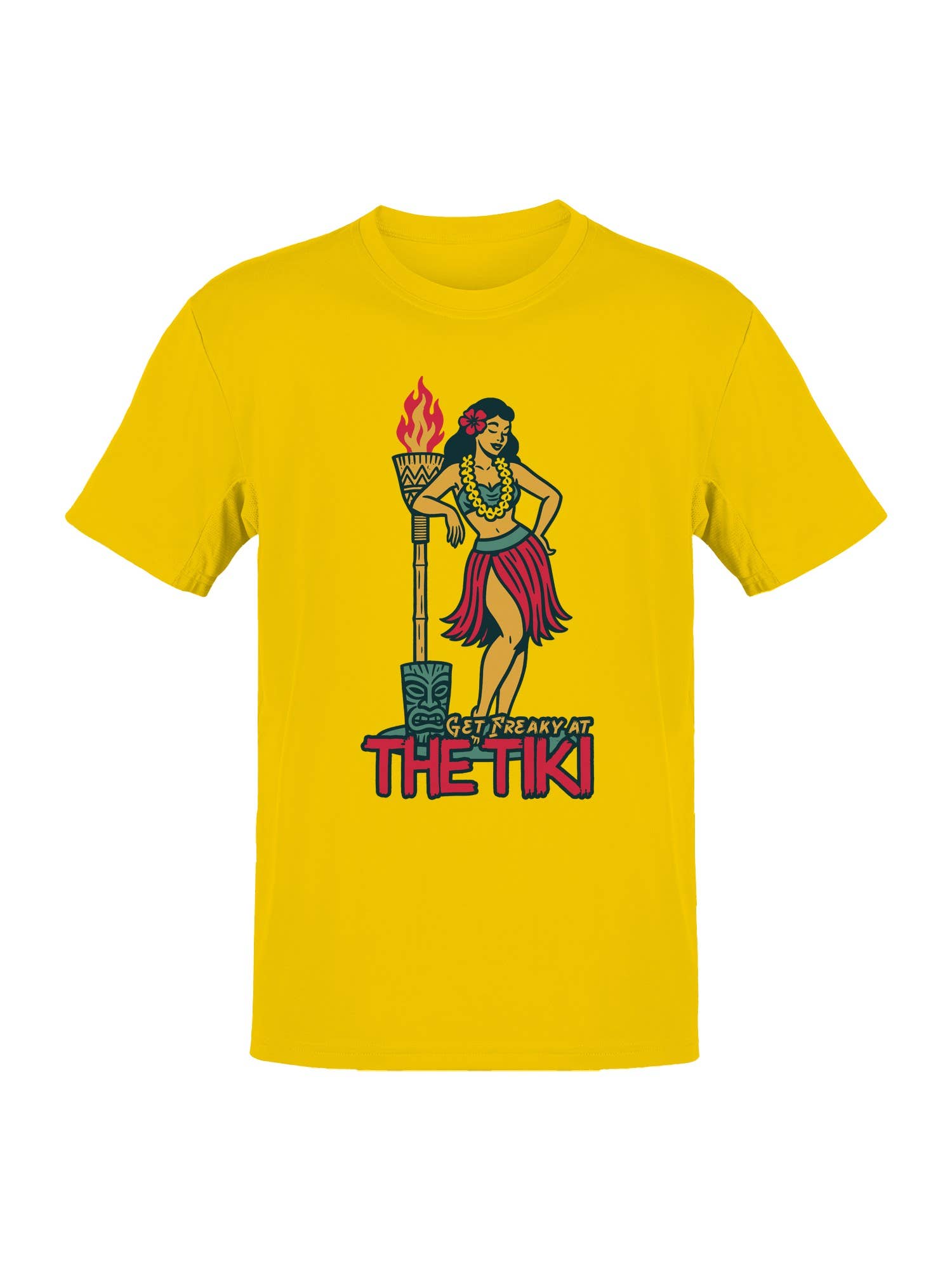 Tropical Tiki Vibes Design Men's T-Shirt Hoodie, Sweatshirt | PodTeesHub.com