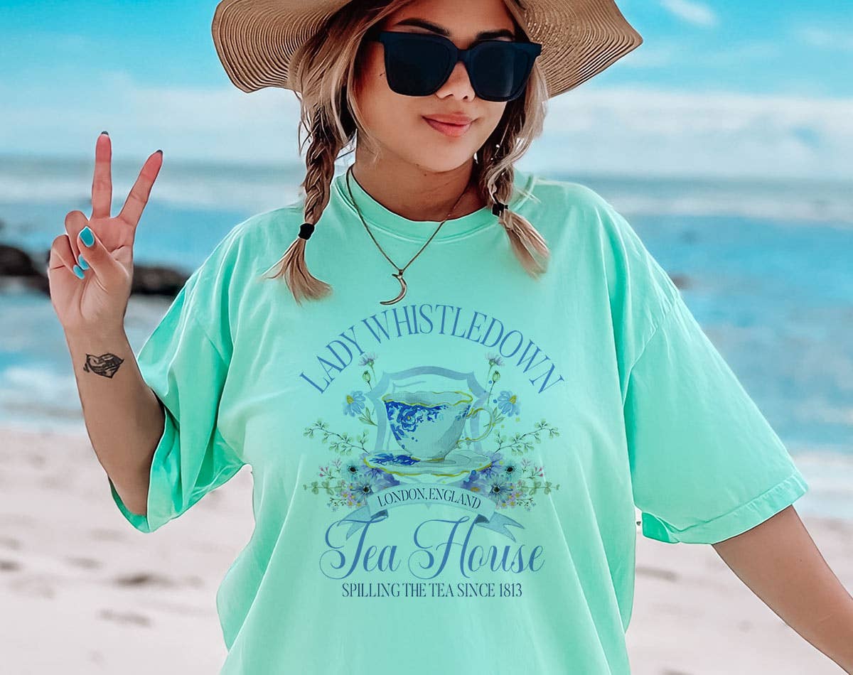 Lady Whistledown Tea House - Bridgerton Inspired Cc Shirt Hoodie, Sweatshirt | PodTeesHub.com