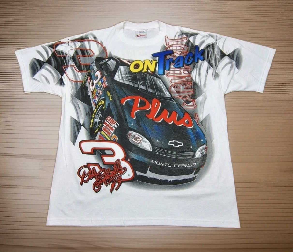 Nascar Vintage Dale Earnhardt On Track Nascar Aop Chase Authentics T-Shirts, Hoodie, Sweatshirt | PodTeesHub.com