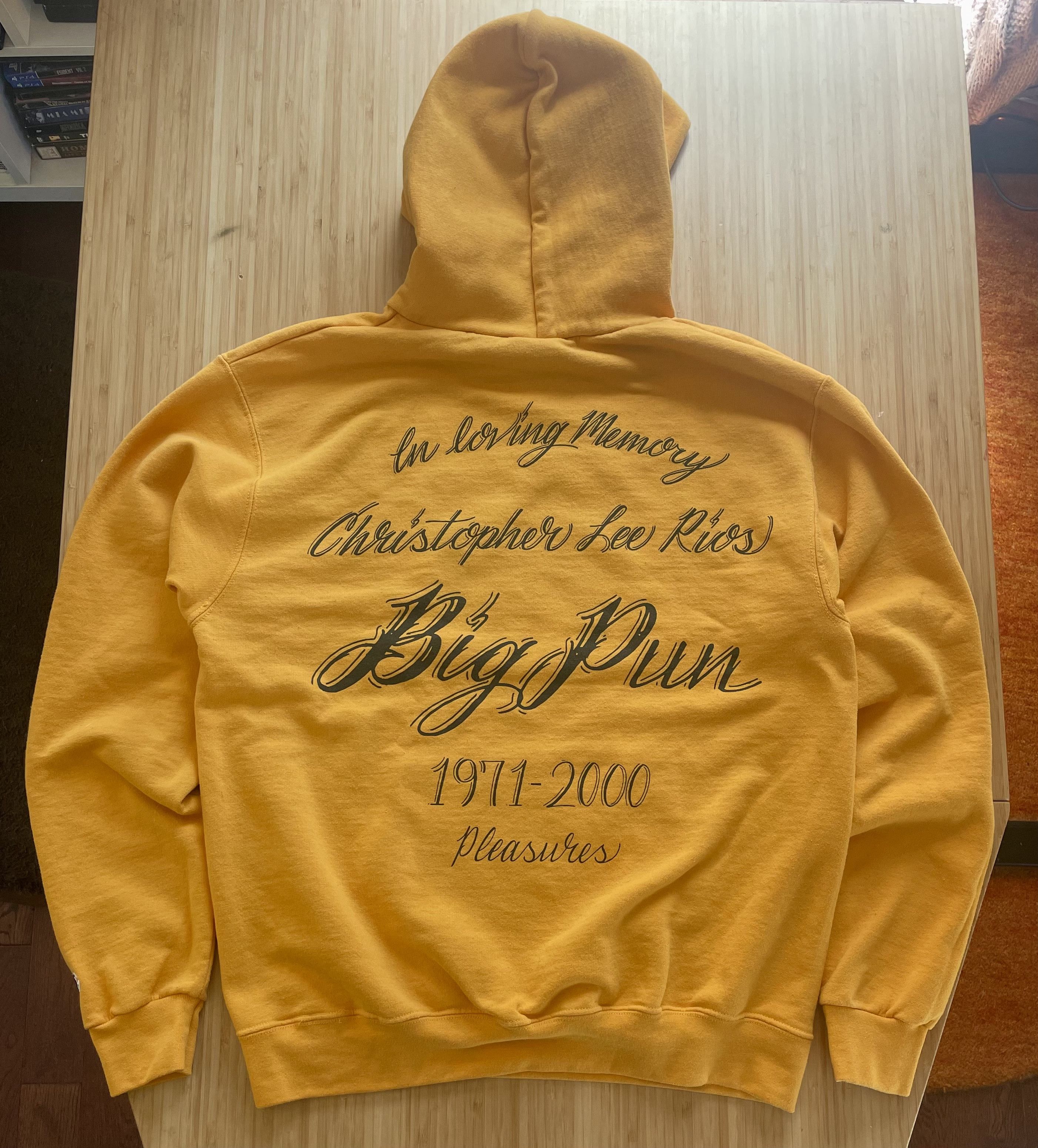 Pleasures X Rap Tees Pleasures X Big Pun Memorial Hoodie Sweatshirt | PodTeesHub.com