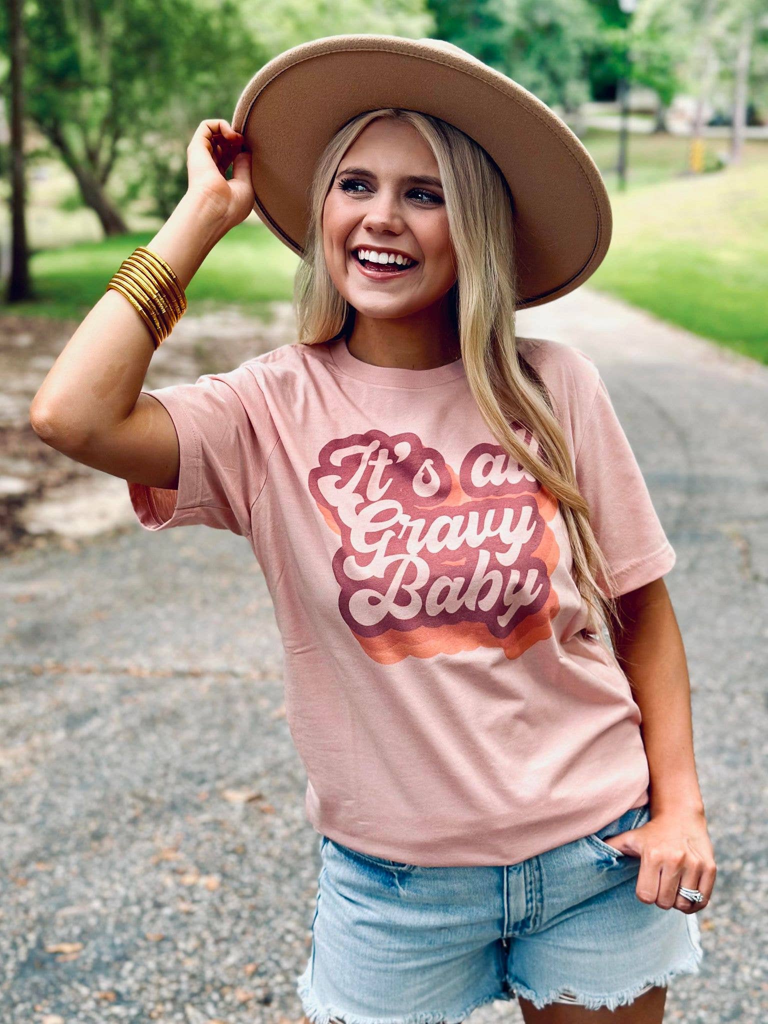 Its All Gravy Baby Retro Thanksgiving Tee Hoodie, Sweatshirt | PodTeesHub.com