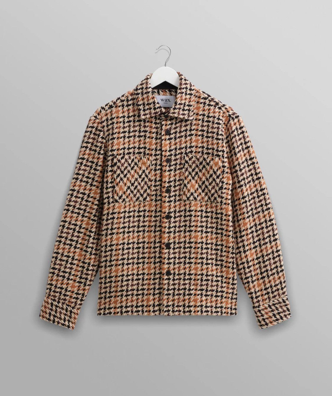 Wax London Whiting Natural Houndstooth Weave Overshirt T-Shirts, Hoodie, Sweatshirt | PodTeesHub.com
