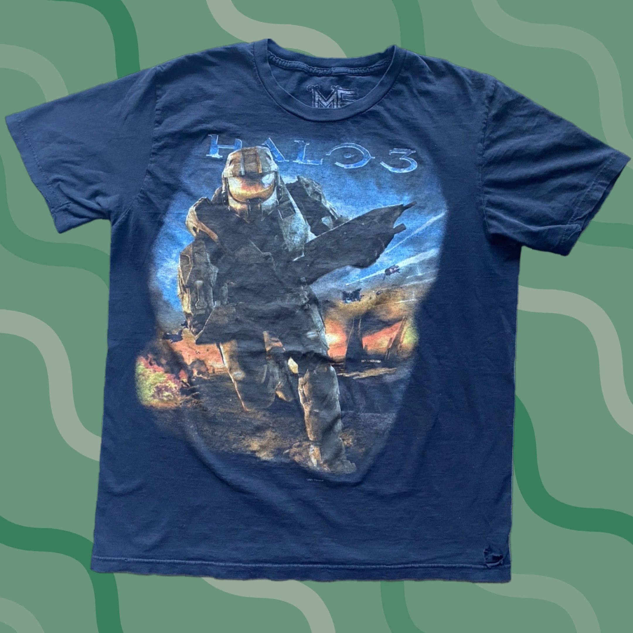 Vintage 2007 Halo 3 Promo T Shirt Mens L Black Mf Bungie Xbox 360 Game Tee Hoodie, Sweatshirt | PodTeesHub.com