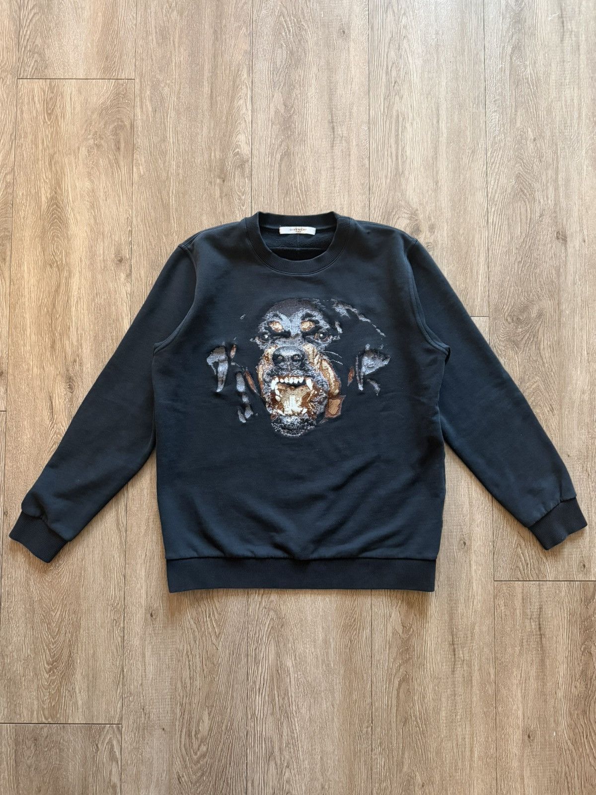 Givenchy Embroidered Rottweiler Crewneck T-Shirts, Hoodie, Sweatshirt | PodTeesHub.com