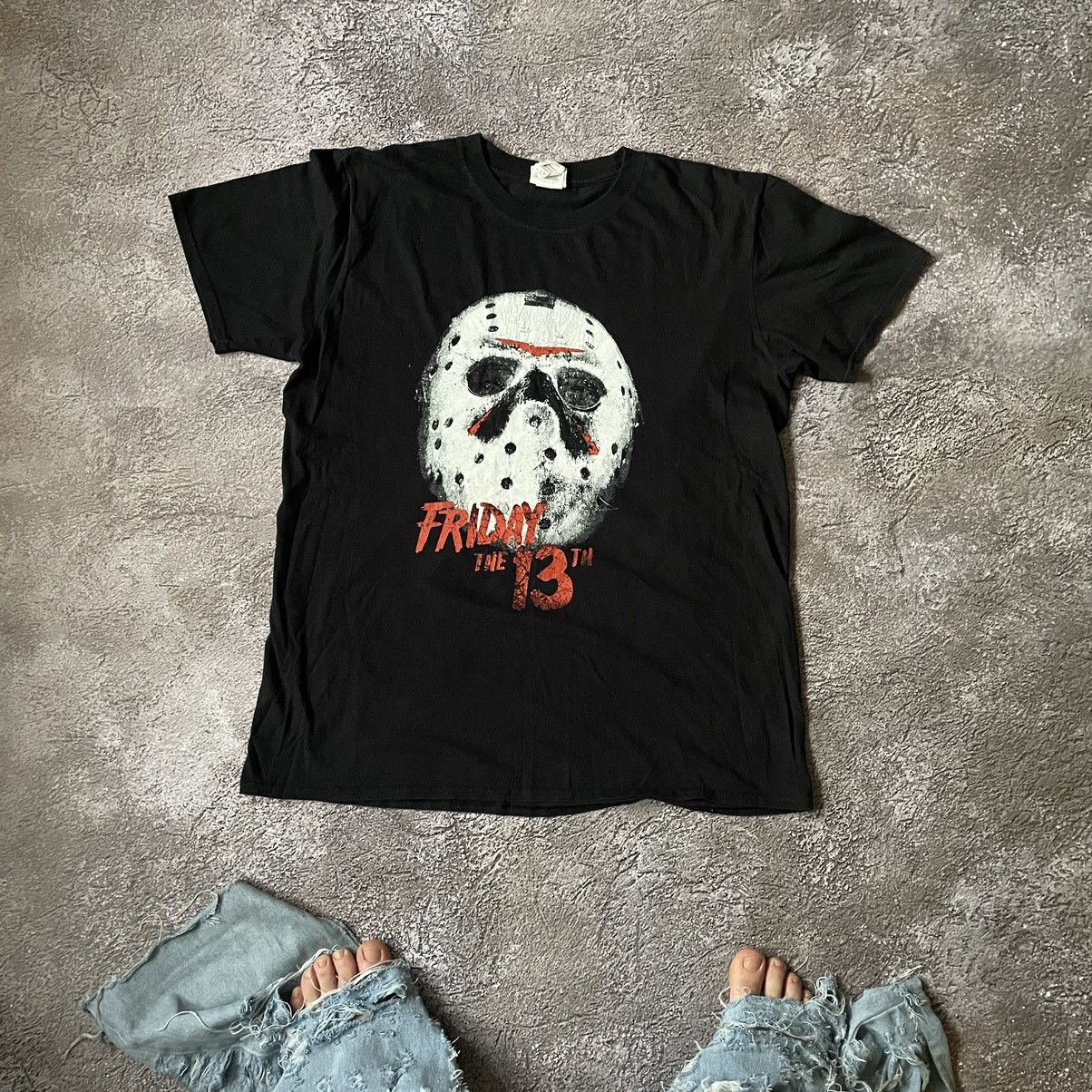 Vintage Y2k Friday The 13 Face Blood Dead Creepy Horror Tee Hoodie, Sweatshirt | PodTeesHub.com