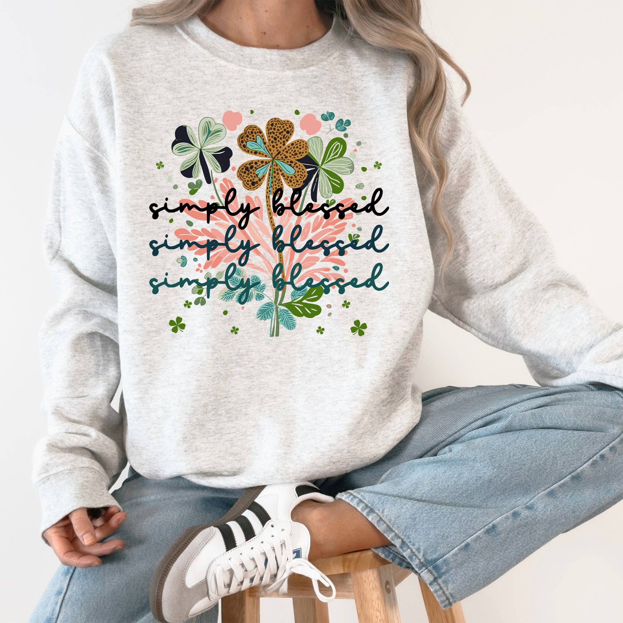 Not Lucky, Simply Blessed, Christian Faith Gospel Sweatshirt T-Shirts, Hoodie | PodTeesHub.com