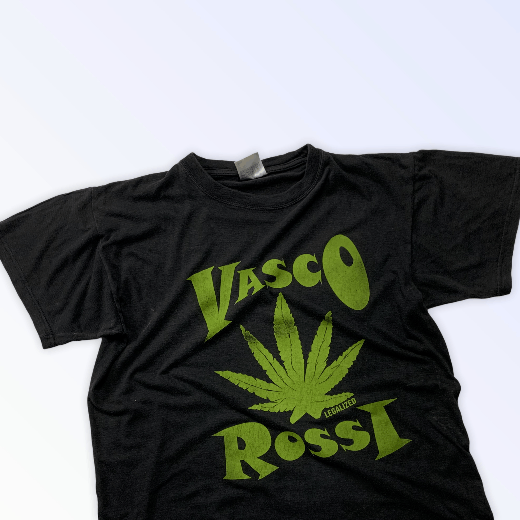 Band Tees Vintage 90s Vasco Rossi Legalized Weed Marijuana T Shirt Hoodie, Sweatshirt | PodTeesHub.com