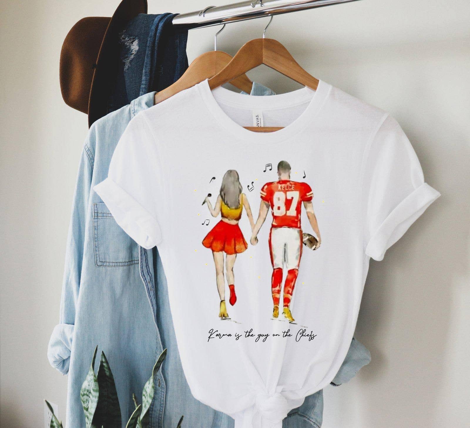 Chiefs Jersey Shirt - Travis Minimalist Style Tee Hoodie, Sweatshirt | PodTeesHub.com