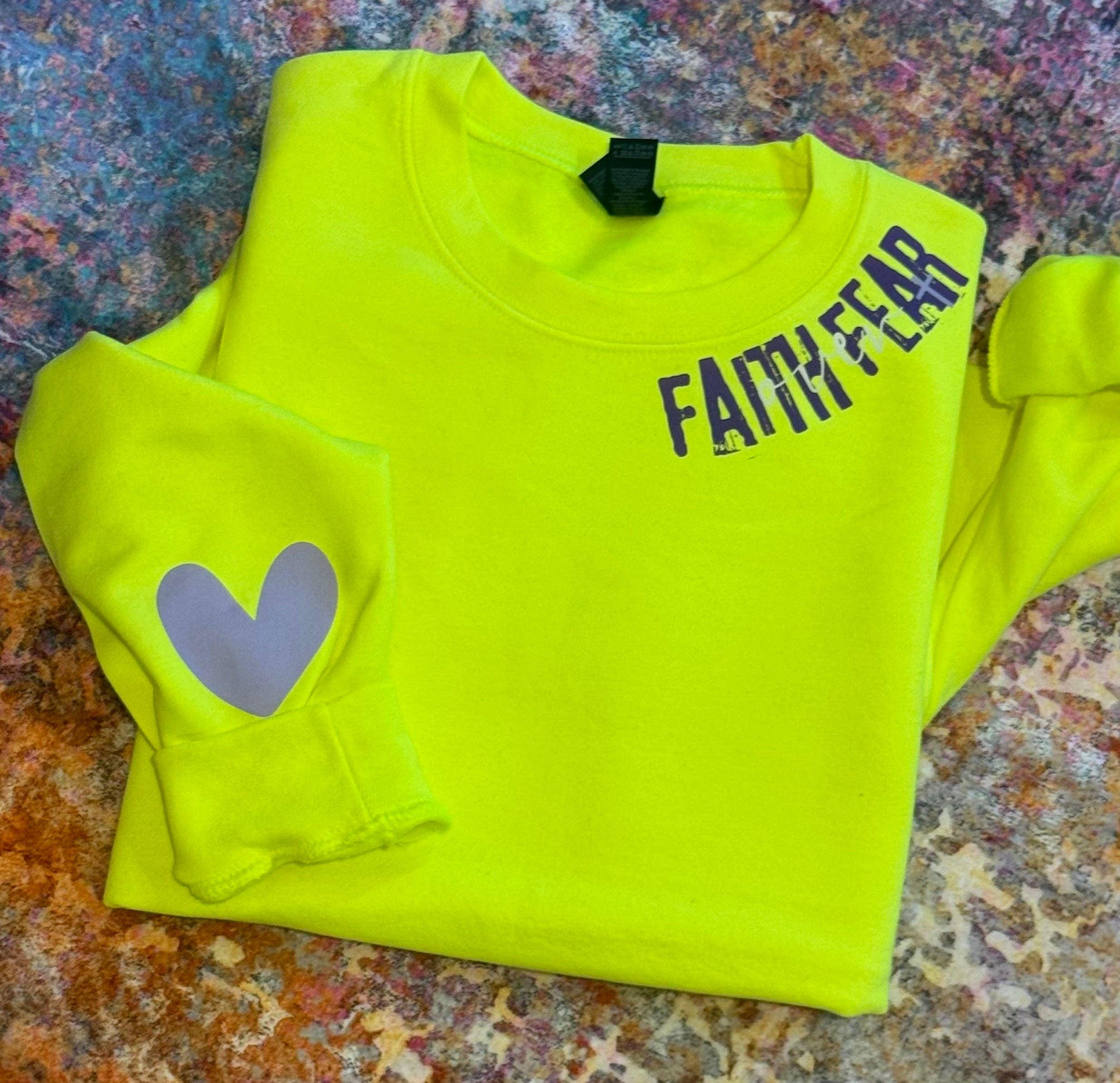 Faith Over Fear Sweatshirt T-Shirts, Hoodie | PodTeesHub.com