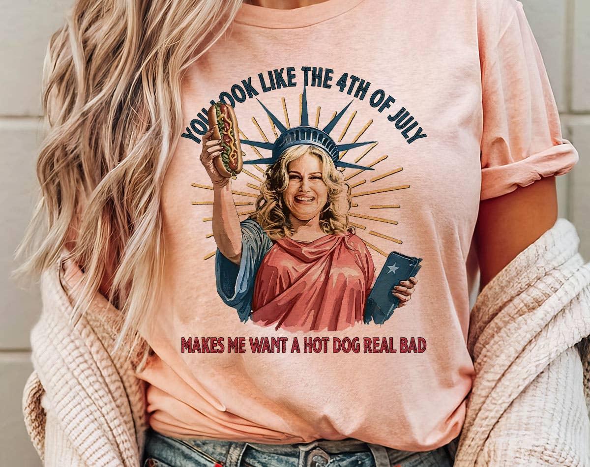 You Look Like Like the 4th of July  - Funny Meme Graphic Tee Hoodie, Sweatshirt | PodTeesHub.com