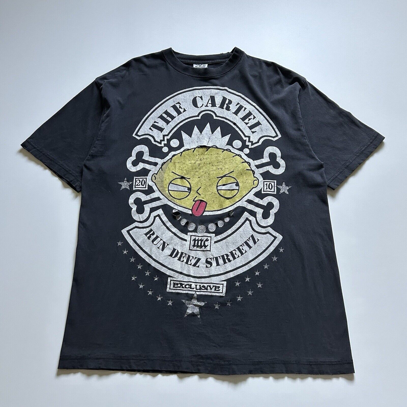 Vintage Y2k Stewie Griffin Family Guy 2xl Faded Rare T-Shirts, Hoodie, Sweatshirt
