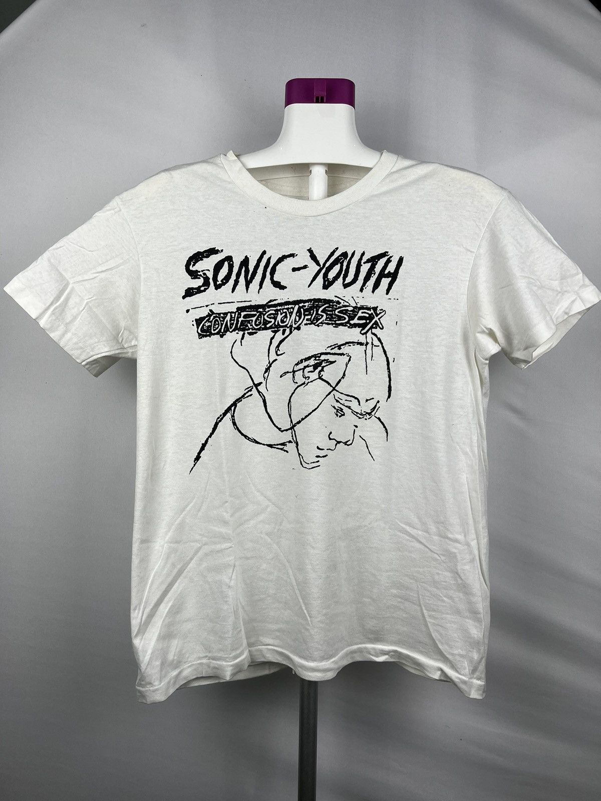 90s Vintage Sonic Youth Comfusion Is Sex Promo Tee Hoodie, Sweatshirt | PodTeesHub.com