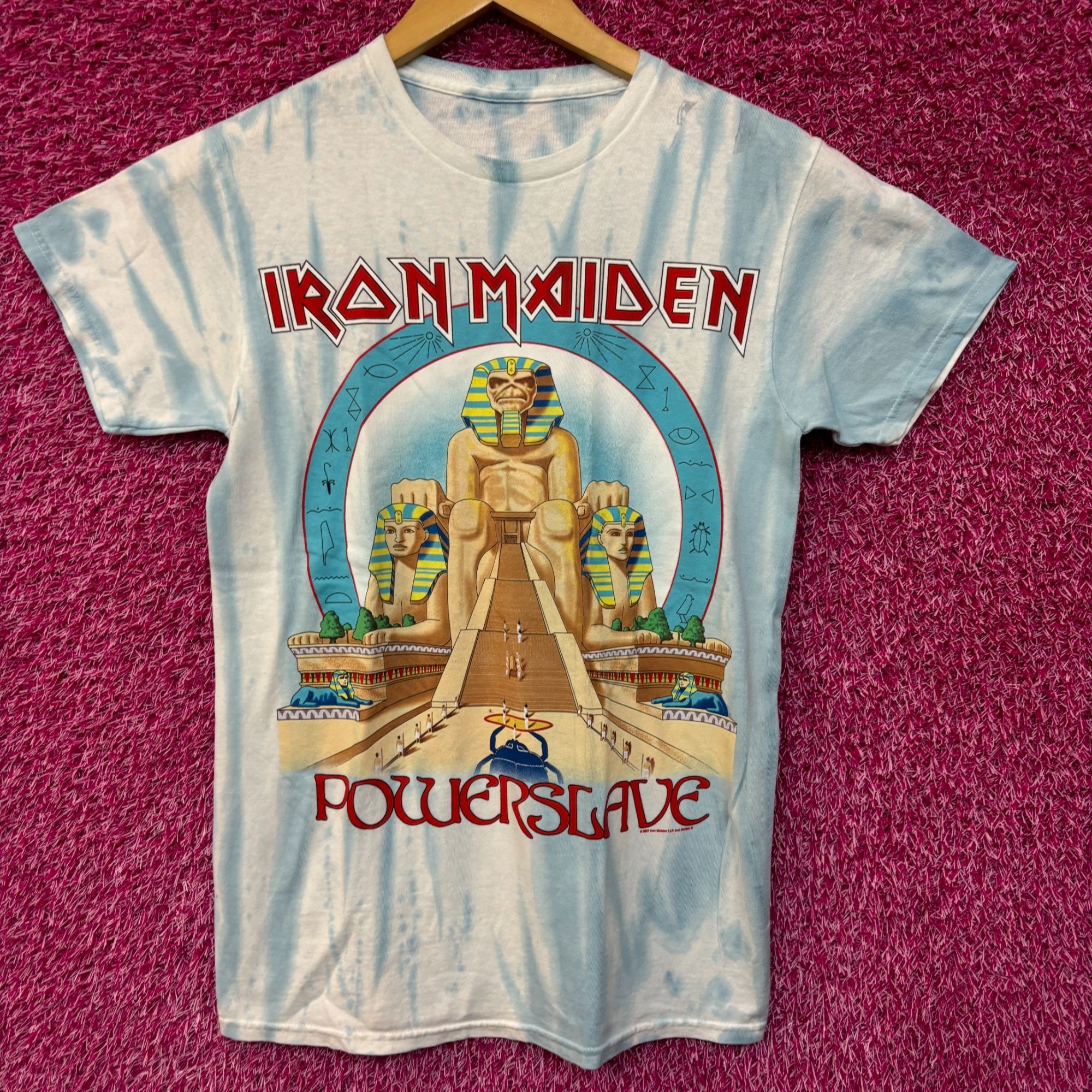 Maiden Iron Maiden Powerslave Album Art Heavy Metal Band Tie Dye S T-Shirts, Hoodie, Sweatshirt | PodTeesHub.com