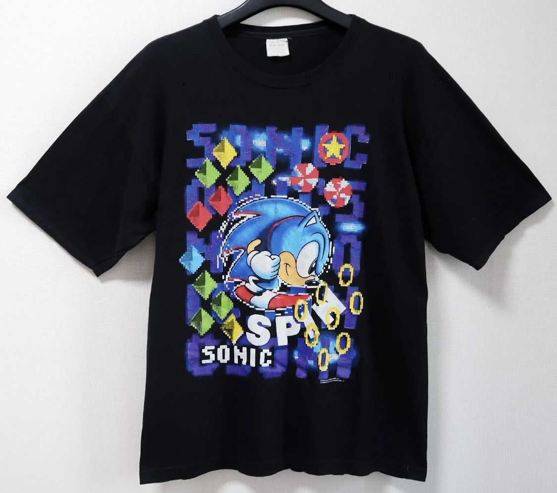90s Vintage Sega Sonic Heroes Video Game Promo Tee Shirt Hoodie, Sweatshirt | PodTeesHub.com