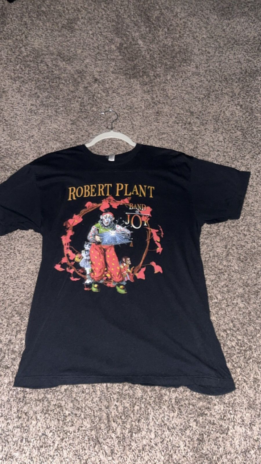 Vintage Robert Plant Band Of Joy Tour Shirt Hoodie, Sweatshirt | PodTeesHub.com
