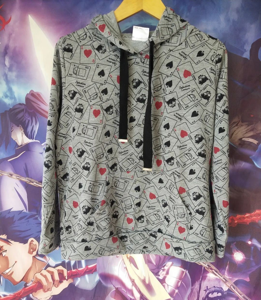 Japanese Brand Detective Conan Ace Card All Over Print Anime T-Shirts, Hoodie, Sweatshirt