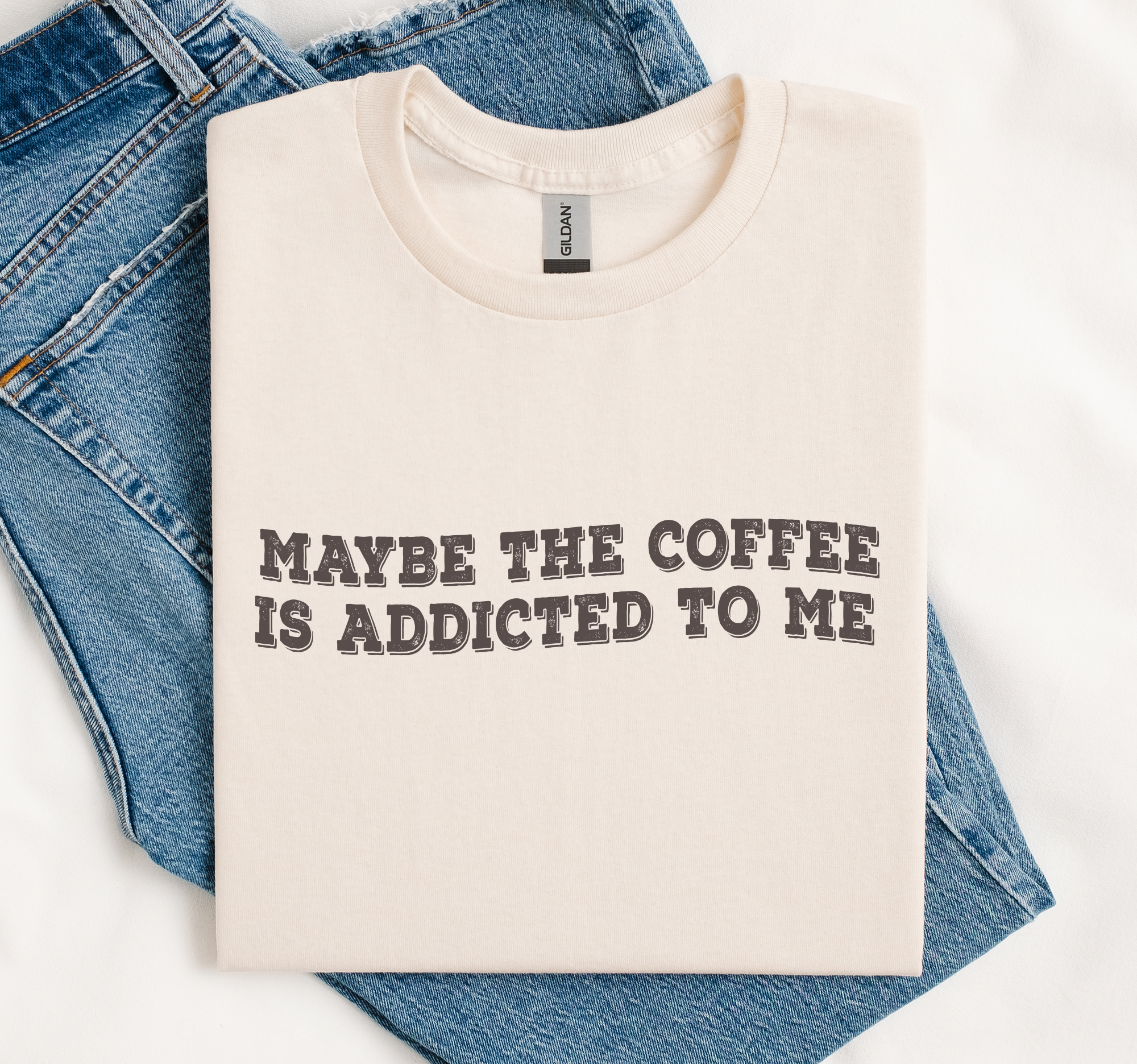 Coffee Addicted To Me, Coffee Gift Shirt, Soft Gildan Hoodie, Sweatshirt | PodTeesHub.com