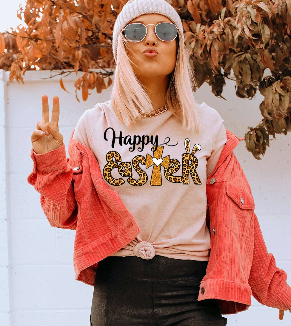 Happy Easter Colorful - Christian Easter Jesus God T-Shirt Hoodie, Sweatshirt | PodTeesHub.com