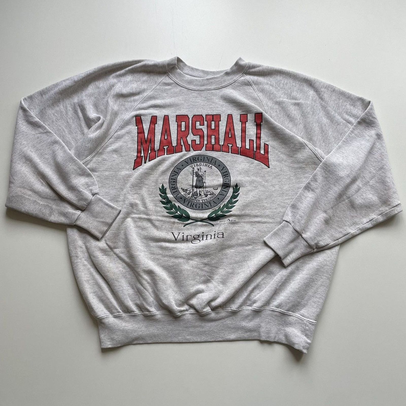 Vintage 1990s Marshall University Of Virginia Crewneck Xl T-Shirts, Hoodie, Sweatshirt | PodTeesHub.com