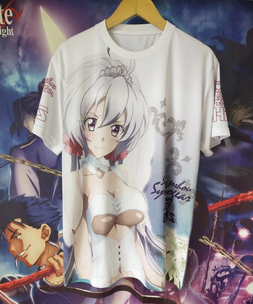 Japanese Brand Symphogear Axz Chris Yukine Aop Jersey Anime Tees Hoodie, Sweatshirt | PodTeesHub.com