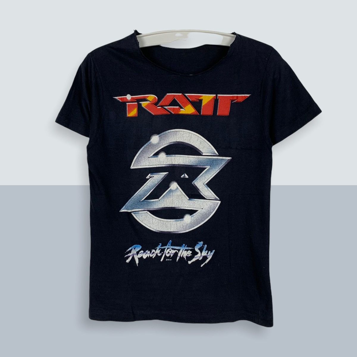 Vintage 1989 Ratt Reach For The Sky Tee T Shirt 80s Hoodie, Sweatshirt | PodTeesHub.com